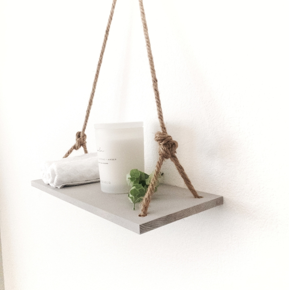 Boho Rope Hanging Shelf - Picture 5 of 10